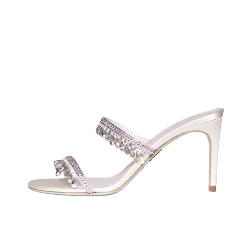 RENE CAOVILLA Chandelier Слипоны 8 см Женские Светло-фиолетовый