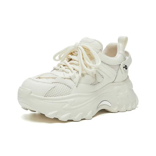 HR Low-Top Crepe Sneakers Ecru Women's