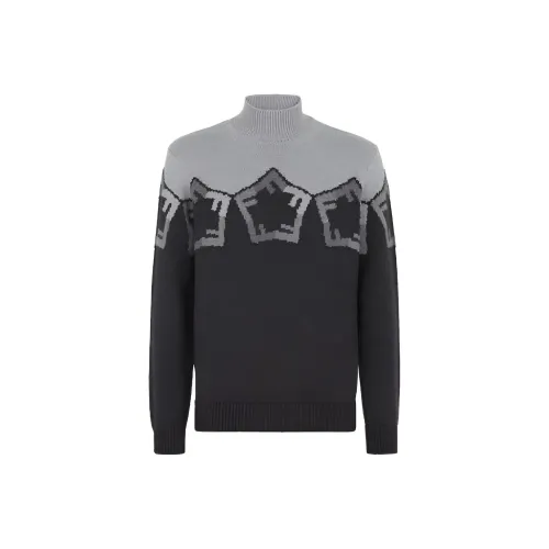 Fendi Серые Мужские Свитера
