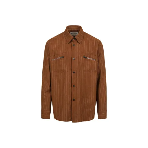 Айсберг Коричневый Мужские Рубашки