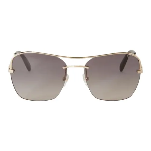 EMILIO PUCCI Ацетат Квадратные Солнцезащитные Очки Женские Золотые