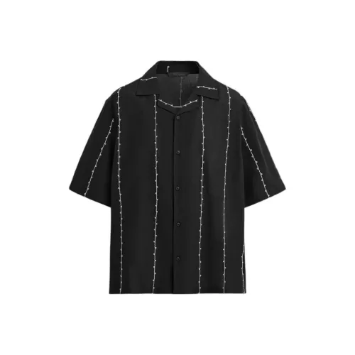 ZARA Мужские черные рубашки