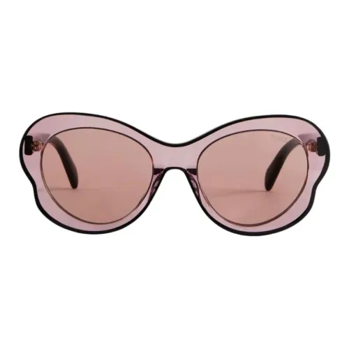 EMILIO PUCCI Ацетат Круглые Солнцезащитные очки Женские Розовые
