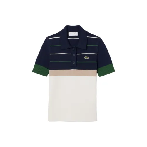 LACOSTE Белый/Морской Синий/Бежевый/Зеленый/9IY Женские Свитера