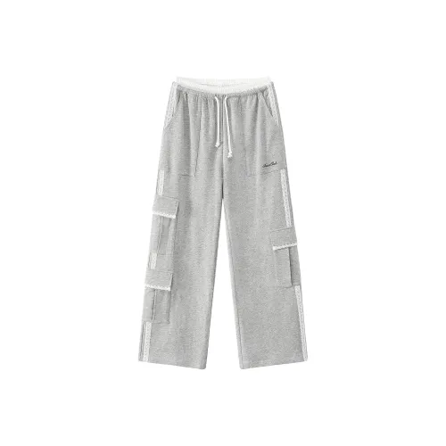 CHUU Light Photinia Gray Women's Casual Pants CHUU Светло-Фотиния Серый Женские Повседневные Брюки