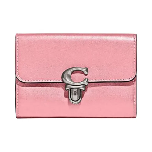 COACH Studio Коровья кожа Кошелек Средний Женский Розовый