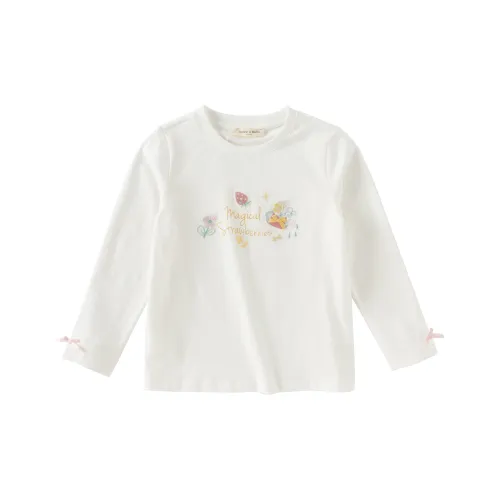 DAVE&BELLA Экрю Kids T-рубашки