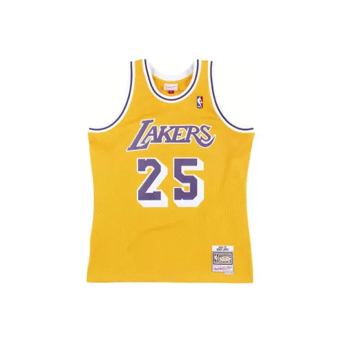 MITCHELL NESS Баскетбольная Джерси Унисекс Желтая