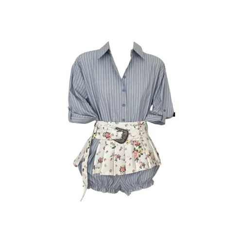 ORANDOR WEAR Синий Женские Комплекты с Юбкой