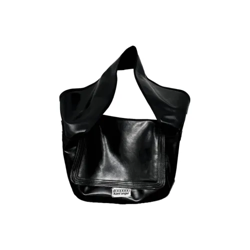 Kami Anger Хлопок Плечевая сумка Стандартная Унисекс Черная