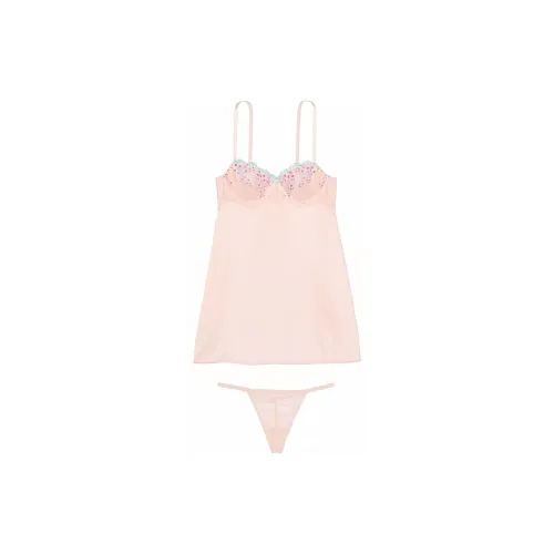 Victoria's Secret Пижамный комплект женский светло-розовый