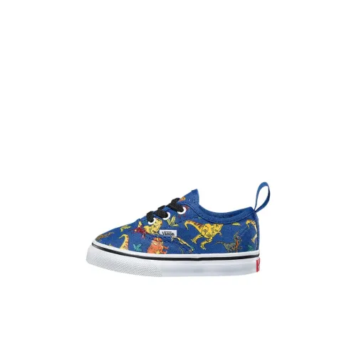 Vans Аутентичный Низкий Топ Обувь для малышей Синий Infant и Toddler
