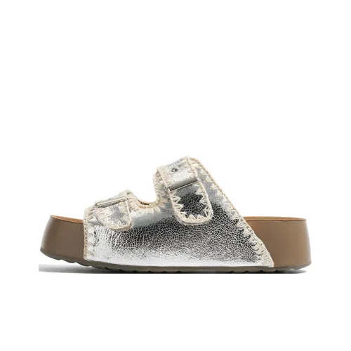 Обувь Lan Miao Birkenstock Женская Серебряная