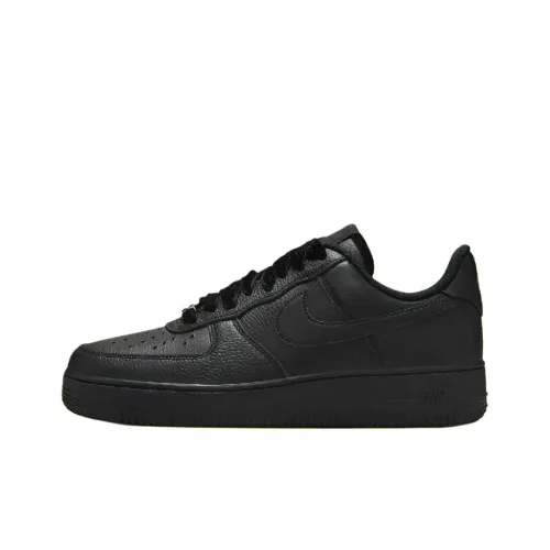 Nike Air Force 1 Low Топ Скейтборд Кроссовки Унисекс Черный