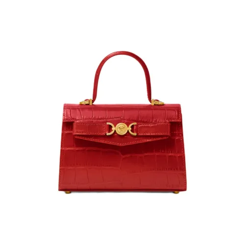 VERSACE Medusa '95 Телячья кожа Сумка через плечо Сумка Маленькая Женская Красная