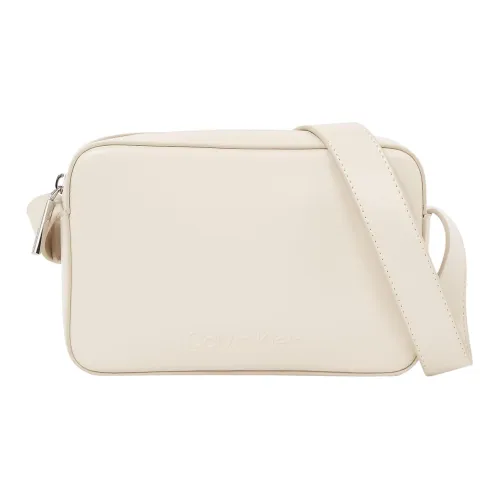 CALVIN KLEIN Полиэстер с ПУ (полиуретан) Camera Сумка Сумка через плечо Женская Экрю