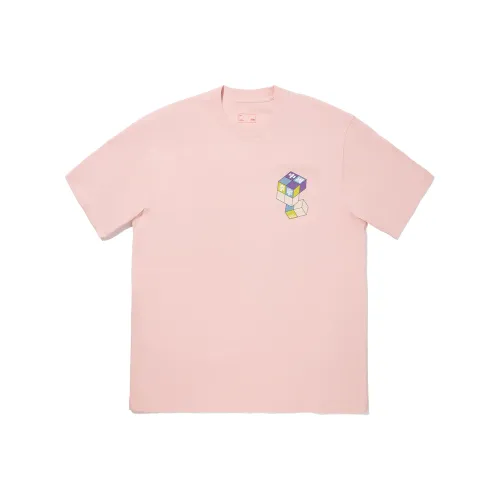 LiNing Пыль Песочный Розовый Унисекс T-рубашки