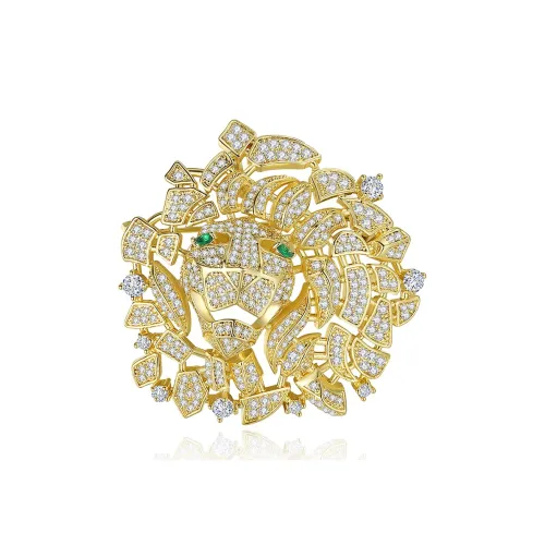 Фиолетовый экологически чистый сплав броши унисекс