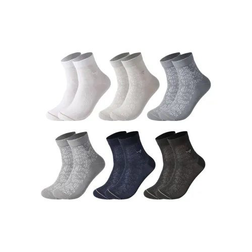 SEPTWOLVES Носки Crew Мужские упаковка из 6 пар в подарочной коробке