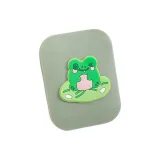 2-в-1 складное зеркальце для макияжа с дизайном "Лотос Лист Лягушка"