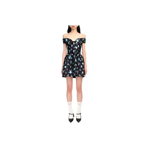 SHUSHUTONG Без рукавов Платье Женское Темно-синий