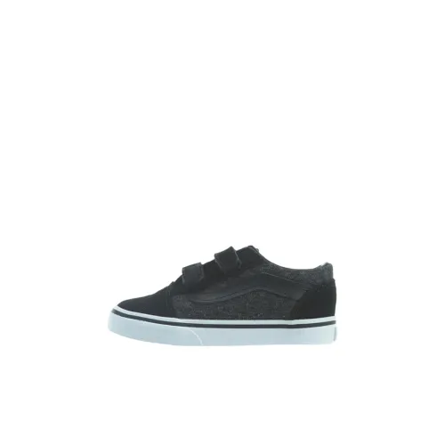 Vans Old Skool V Low Топ Обувь для малышей Черный Infant And Toddler