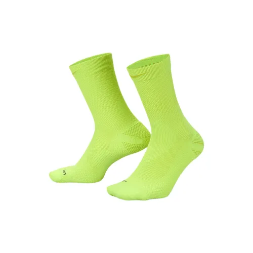 Nike Clothing 1 Pack Желтый Зеленый Унисекс MID Носки до икры