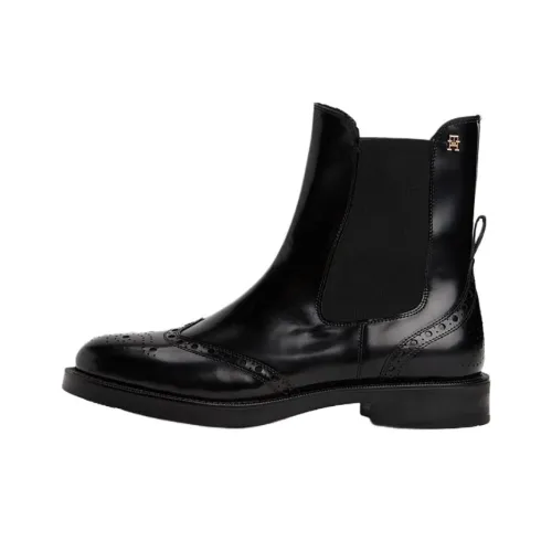 Tommy Hilfiger TH Monogram Челси 3 см Женские Черный