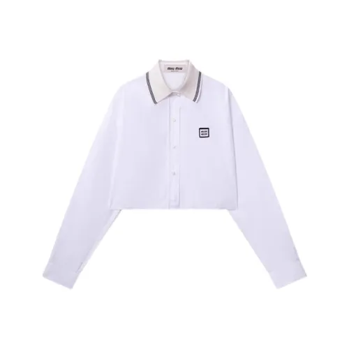 MIU MIU Белые Женские Рубашки
