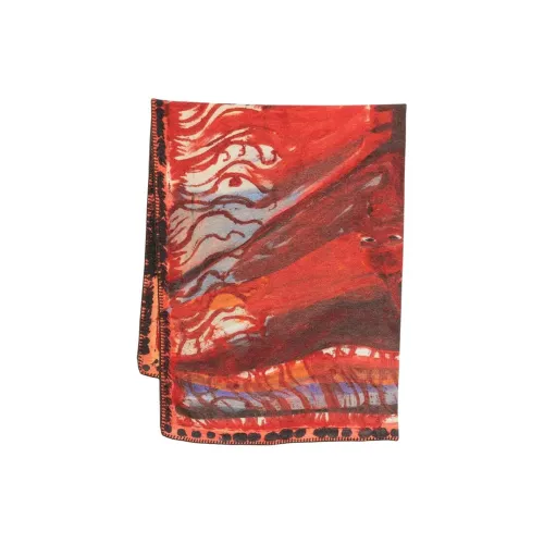 Шарфы из трикотажной шерсти Givenchy мужской красный