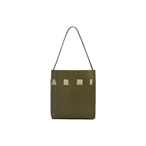 MARNI Museo Коровья кожа Сумка через плечо Маленькая Женская Зеленая