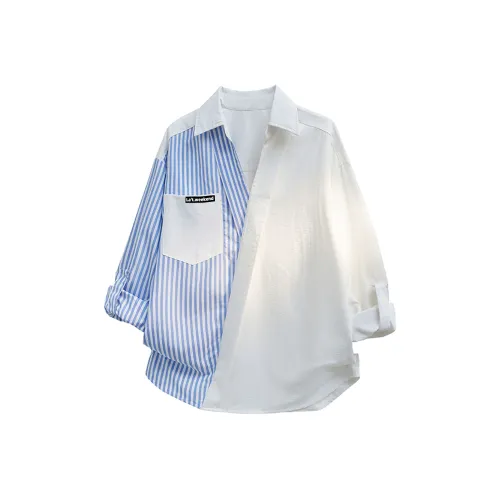 LA'T.WEEKEND Белый Унисекс Рубашки