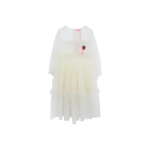 LALABOBO Короткое платье с короткими рукавами женское