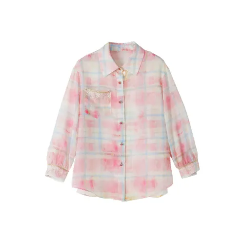 YUANYUAN GIRL Клетчатая рубашка ОСЕНЬ ЛЕТО ВЕСНА Детский