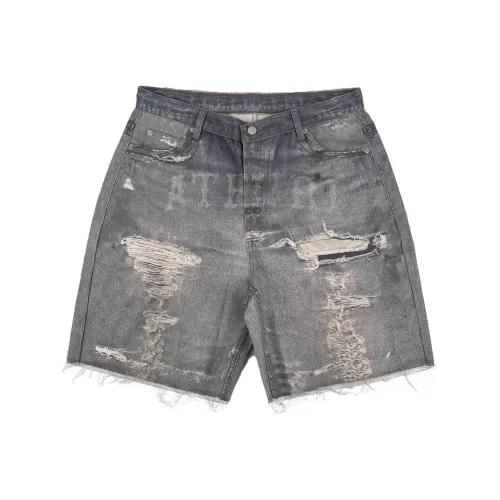 ATHIRI Стальной синий Унисекс Джинсовые шорты