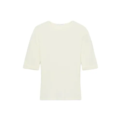 ZARA Светло-желтые женские футболки T