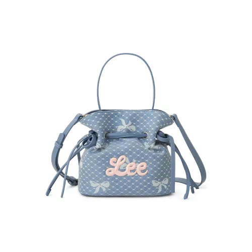 Lee Ткань Ручная Сумка Сумка через плечо Женская Haze Синий