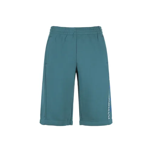 EMPORIO ARMANI EA7 Повседневные шорты Мужские Зеленые