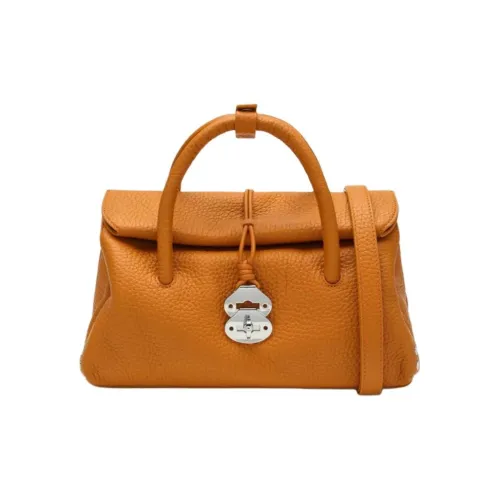 Zanellato Кожа Сумка Маленькая Женская Апельсин