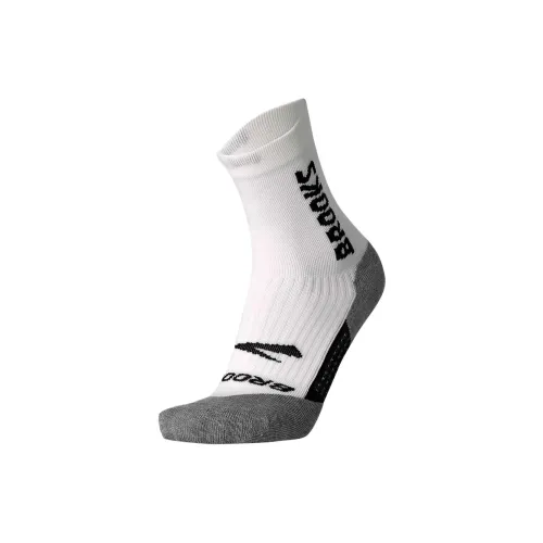 Brooks Белый/Серый 1 Пачка Унисекс Беговые Носки