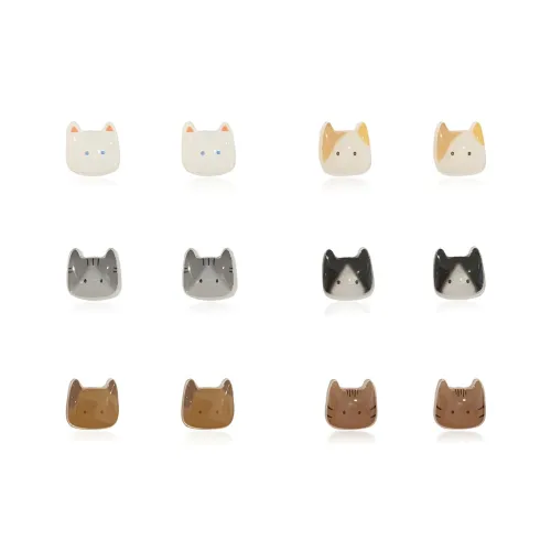 DVNRR Смола Серьги-гвоздики Женские