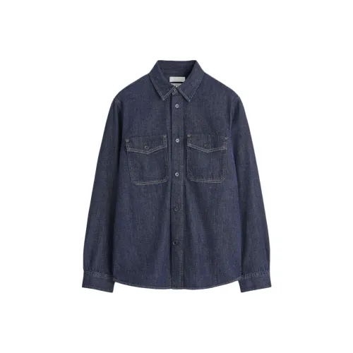 COS Темно-синие мужские рубашки