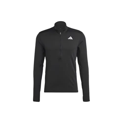 Adidas Бег Т-Рубашка Мужская Черная