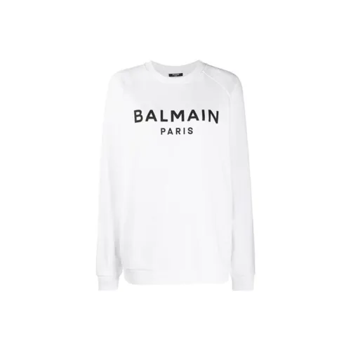 BALMAIN Белый Женский Свитшот