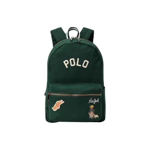 Polo Ralph Lauren Хлопок Рюкзак Стандартный Детский Темно-Зеленый