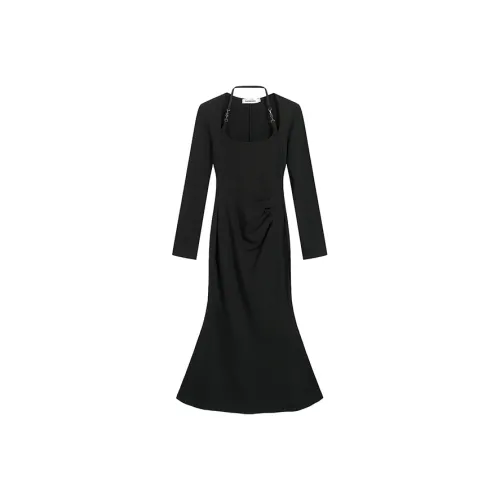 SYEEE WITH U Длинное платье с длинными рукавами женское