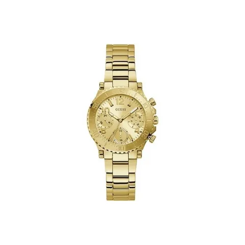 GUESS Женские часы Кварцевый механизм корпус из нержавеющей стали ремешок 36 мм золотистый циферблат
