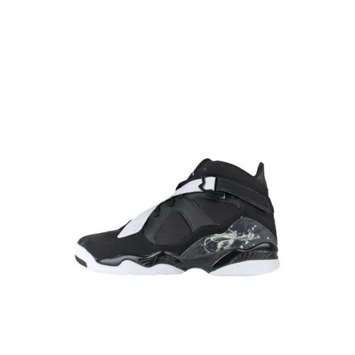 Jordan Air Джордан 8 High Топ Детские Баскетбольные Кроссовки Черные Унисекс