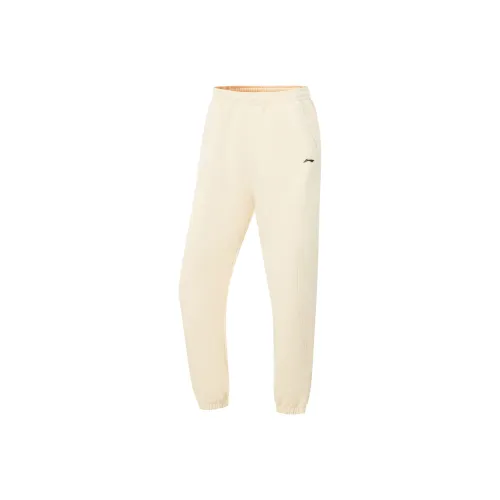 LINING Fitness Series Вязаные тренировочные брюки женские серые эгг-ног