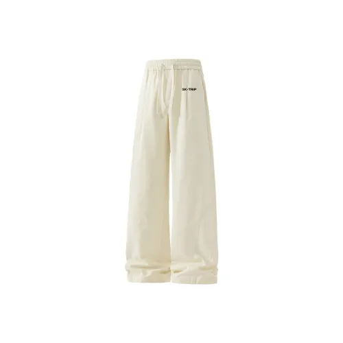 SK.TRIP Light Beige Men's Casual Pants SK.TRIP Светло-бежевые Мужские Повседневные Штаны
